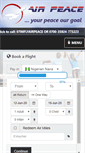 Mobile Screenshot of flyairpeace.com